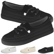 Sneakers alla moda da donna, sneakers basse slip-on con suola antiscivolo, scarpe da tennis per camminare e stare in piedi