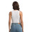 Canotta da donna senza maniche con scollo alto e spalline incrociate sulla schiena, casual e basic. 3