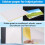 50 Sheets A4 White Self Adhesive Waterproof Sticker Label Matte Surface Paper for Lazer Inkjet Printer Copier 4