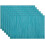 Set de 6 sets de table en PVC tissé, 45 x 30 cm 1