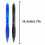 Penna gel cancellabile, nera e blu, punta fine, 8 pezzi 3