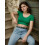 Top cropped feminino leve e elástico com modelagem justa. 3