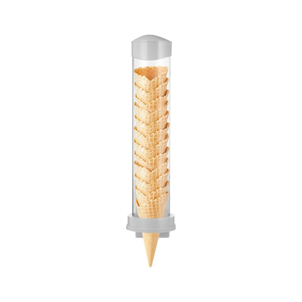 Ice Cone Dispenser Waffle Cone Holder Plastic Waffle Cone Storage Tube With Magnetic Plate Adhesive Plate Cream 6031602018609