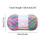 Νήμα από μαλλί γάλακτος Tie-Dye (130m), Χοντρό, μαλακό μείγμα βαμβακιού για κουβέρτες, 3