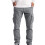 UTTOASFAY Μοντέρνο Ανδρικό Παντελόνι Cargo Casual Μονόχρωμο με Χαλαρές Αθλητικές Τσέπες 1