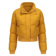 Cappotti invernali da donna, giacche calde, cappotto invernale corto e imbottito, collo alto, capospalla caldo, giacca casual a maniche lunghe,