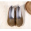 Γυναικεία Δερμάτινα Παπούτσια Loafers Μονόχρωμα Slip-on Flat Παπούτσια Άνετα Casual Φλατ για 2