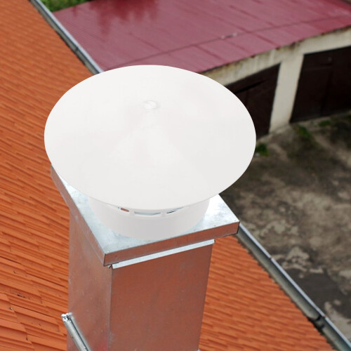 Skorstenslock Plastventilationsskydd Regntätt Köldtåligt 2