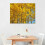 Tableau encadré Arbre à feuilles jaunes et branches blanches 2