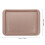 Nonstick bageplade i kulstofstål Rose Gold 33x23cm 4