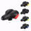 Comfort Bike Saddle with Memory Foam and Taillight 1 Pack 1