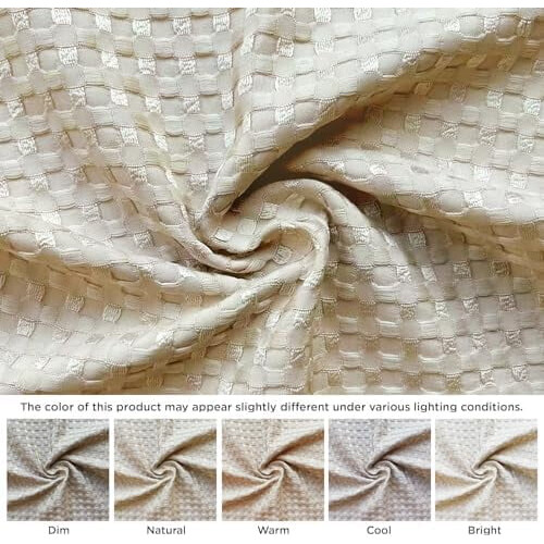 Waffelpiqué-Bettrock, 35,5 cm Fallhöhe, Polyester 1
