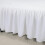 White Queen Bed Skirt with 14" Drop and Platform 3