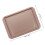 Nonstick bageplade i kulstofstål Rose Gold 33x23cm 2