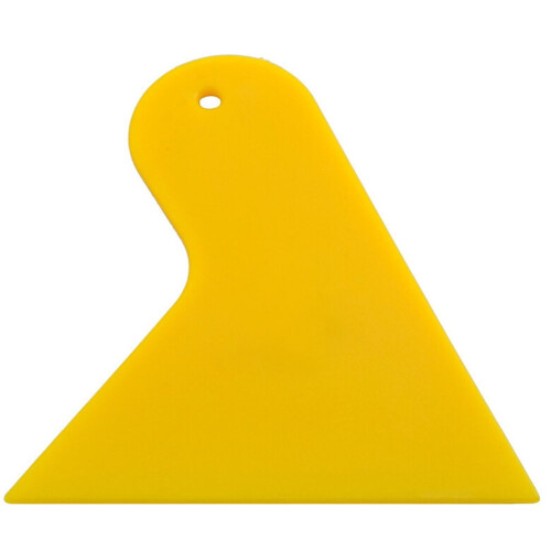 10Pcs Glue Scraper for DIY Enthusiasts Small and Large Size Yellow Plastic 1