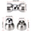 Magnetischer Türstopper-Set – Mini-Türstopper aus Edelstahl 3