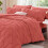 Coral Twin Comforter Set Boho Pintuck 2-Piece 2