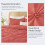 Coral Twin Comforter Set Boho Pintuck 2-Piece 3