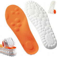 Vložky do bot 4D Cloud-Feel, unisex, s paměťovou pěnou, pohodlné a prodyšné, s oporou klenby, nastavitelné pro všechny typy bot.