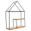 Wall-Mounted Double Shelf Iron and Wood 1 Piece 4