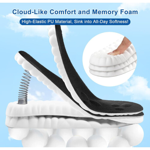 Πάτοι Memory Foam 4D Cloud με στήριξη καμάρας και απορρόφηση κραδασμών, με ρυθμιζόμενη 2