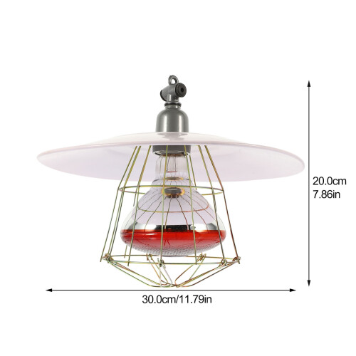 Lampa Teasa Brooder Alúmanam Bán 1 phíosa 1