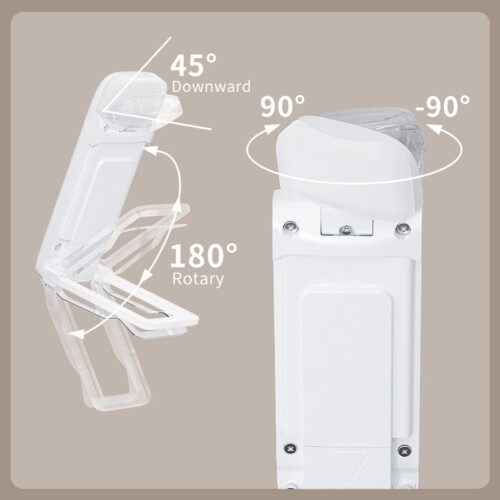 Lampe de lecture rechargeable USB avec clip et réglage 2
