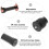 YEAHIBABY Aluminum Camera Pole for Tripod Extension with Adjustable Height Black 2