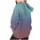 Moletom oversized com degradê para meninas adolescentes de 4 a 15 anos. 8