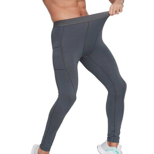 Men's compression pants workout base layer 1 pair 2