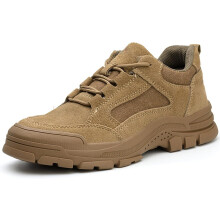 Industrial-Grade Safety Shoes, Anti-Slip Anti-Puncture Heat-Resistant Steel Toe Work Boots for Men Low Top Construction Shoes