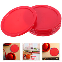 OUNONA ice hockey puck air table set red 5 pcs