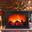 LED Electric Fireplace Lantern with Simulated Flame Effect 1