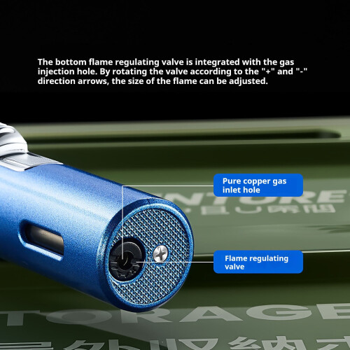 Jet Flame Torch Lighter Windproof Refillable Butane1pc 2
