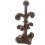 Στοπ πόρτας από χυτοσίδηρο Fleur-de-Lis – Ρουστίκ φινίρισμα – 1 τεμ. 1