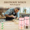 Ensemble de salière et poivrière rose 150 ml 2