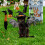 Lighted Metal Cat Yard Stake, Halloween Decoration 5