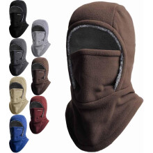 Unisex Winddichte Fleece-Sturmhaube/Skimaske – Warme Gesichts- und Nackenbedeckung mit Ohrenschutz, Kälteschutzausrüstung zum Skifahren, Wandern