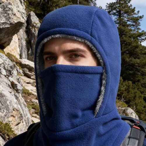 Αντιανεμική μάσκα σκι από φλις μπαλακλάβα για άνδρες – Ζεστή κάλυψη προσώπου και 2