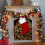 Gestrickter roter Weihnachtsstrumpf, große Dekoration 5