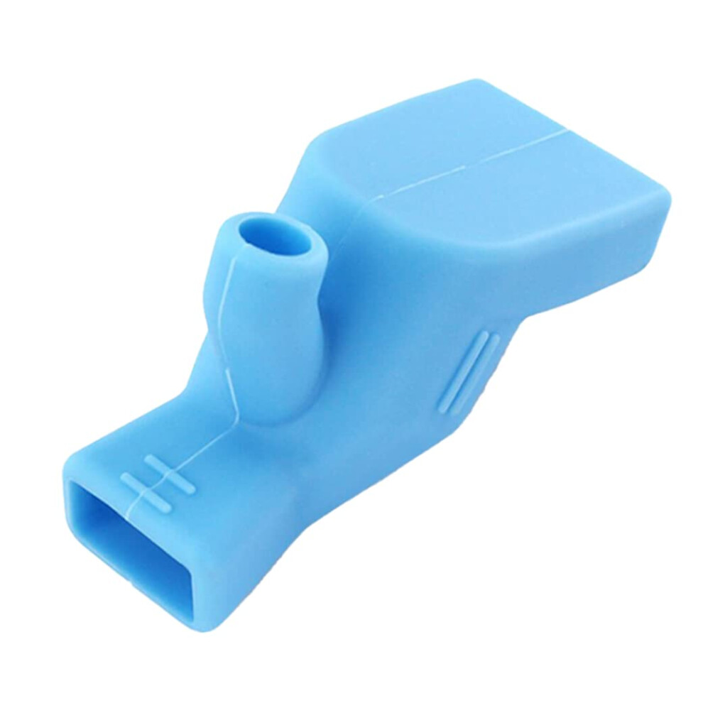 Silicone Faucet Extender For Kids Hand Washing, Toddler Sink Tap Adapter Blue