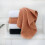 Lot de 4 serviettes à mains rayées, 100 % coton blanc 7