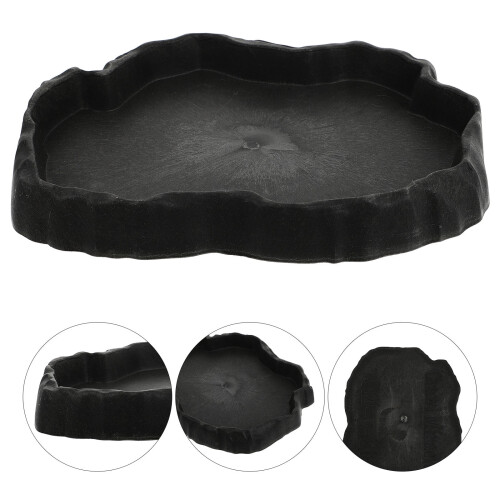 Bazin de apă pentru reptile din plastic, capacitate mare, 1 buc.