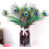Pacote com 50 penas de pavão de 40 a 45 cm (16 a 18 polegadas) para artesanato, decoração de casamento e Halloween. 5
