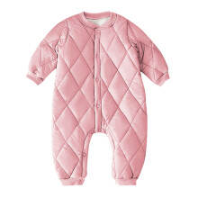 Mikilon Baby Sneeuwpak Winterjas Warme Romper met Knoopsluiting Gewatteerde Jas