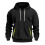 Herren-Hoodie-Sweatshirt, lässiger, leichter Pullover mit 3