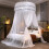 Dome Net Princess Bed Ceiling Mount Foldable Ruffled 6