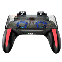 Dubbelfläktkylning Mobiltelefon Gamepad-Kontroll Lämplig för Pubg-Spel och Filmer