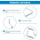 30Pcs Pegboard Plier Holders, Stainless Steel Double Loop Pegboard Hooks Accessories Shelving Display Hooks for Store 3