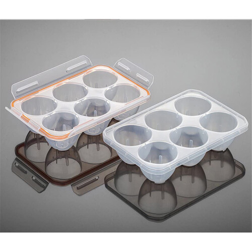 Portable Camping Shockproof and Leakproof 6 Eggs Carrier Container Case Eggs Carrier Holder Egg Storage Box Case 2